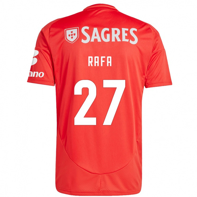 Danxen Heren Rafa #27 Rood Wit Thuisshirt Thuistenue 2024/25 T-Shirt