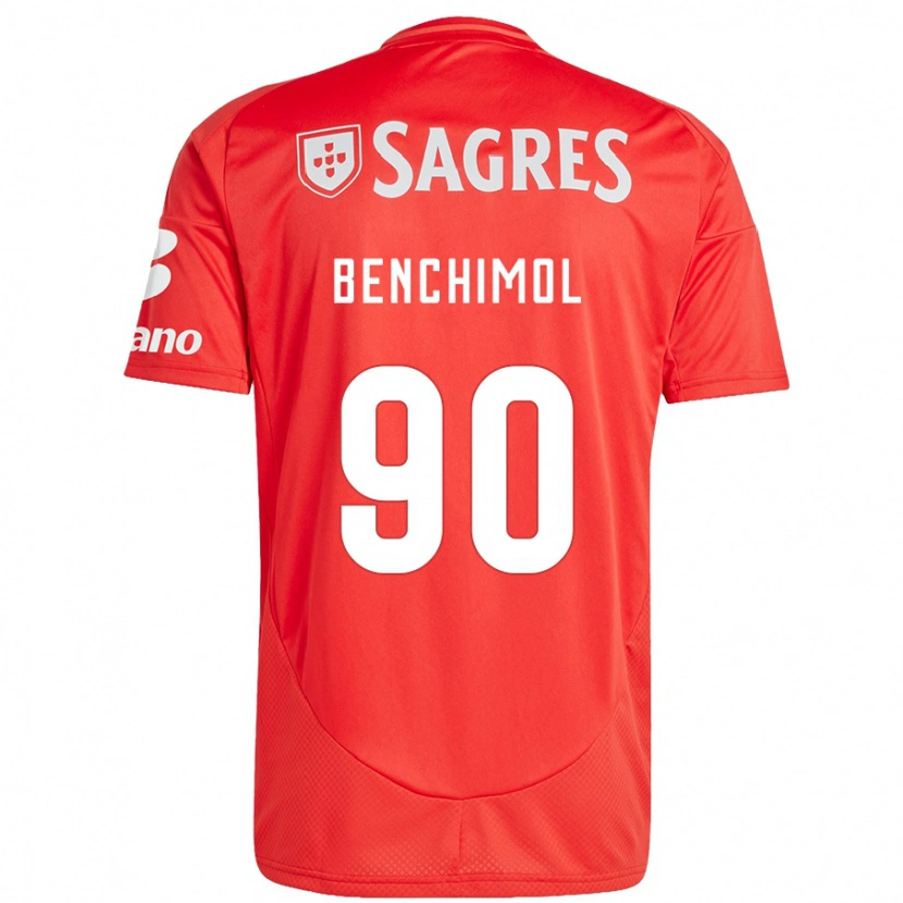 Danxen Heren Benchimol #90 Rood Wit Thuisshirt Thuistenue 2024/25 T-Shirt