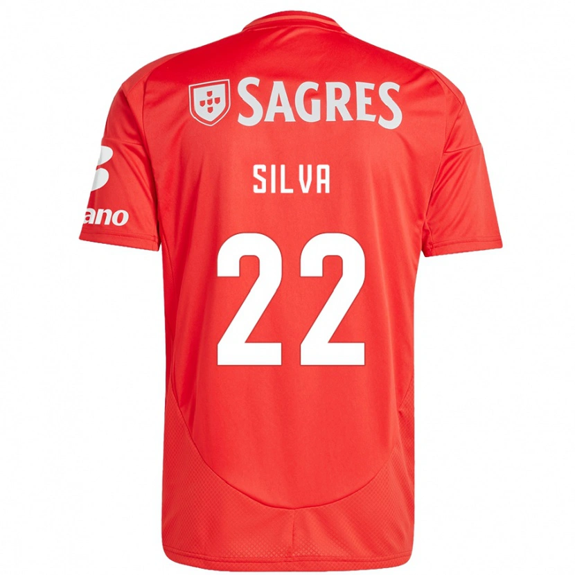 Danxen Heren Amelia Silva #22 Rood Wit Thuisshirt Thuistenue 2024/25 T-Shirt