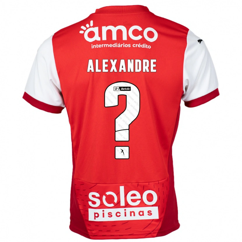 Danxen Heren Daniel Alexandre #0 Rood Wit Thuisshirt Thuistenue 2024/25 T-Shirt