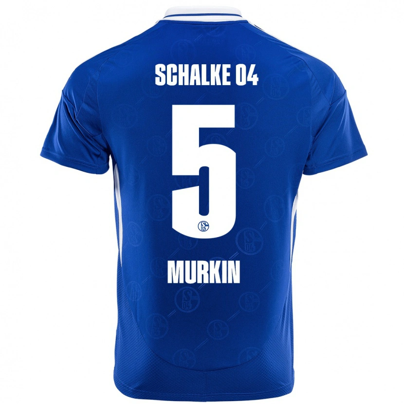 Danxen Heren Derry Murkin #5 Koningsblauw Thuisshirt Thuistenue 2024/25 T-Shirt
