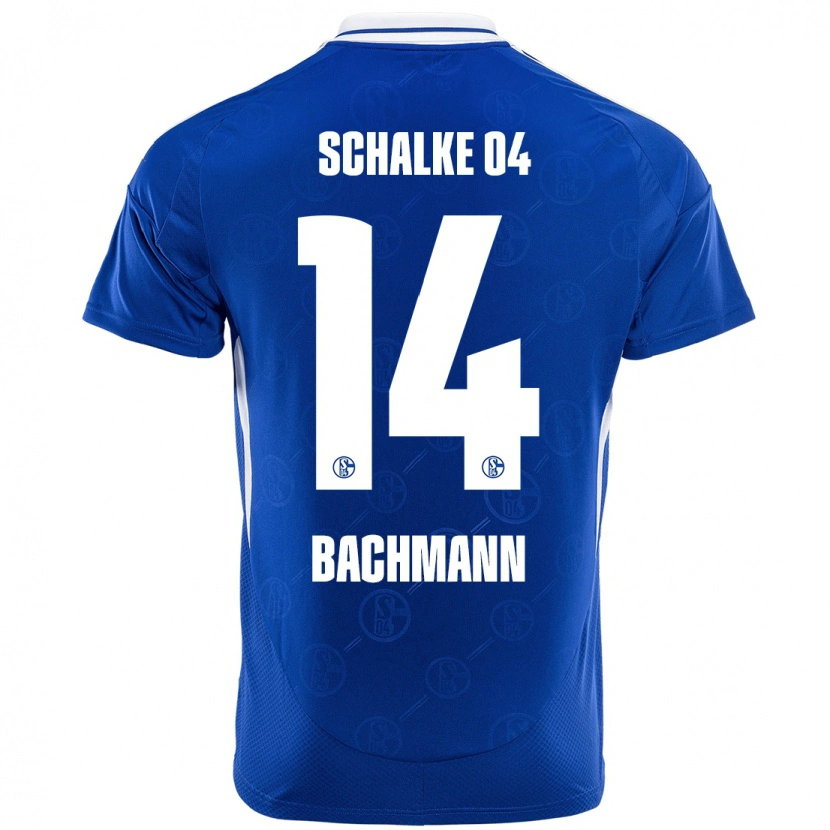 Danxen Heren Janik Bachmann #14 Koningsblauw Thuisshirt Thuistenue 2024/25 T-Shirt