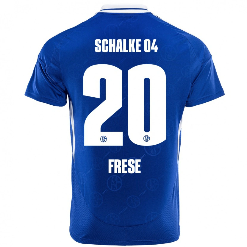 Danxen Heren Niklas Frese #20 Koningsblauw Thuisshirt Thuistenue 2024/25 T-Shirt