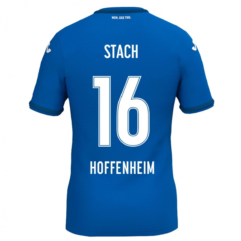 Danxen Heren Anton Stach #16 Koningsblauw Thuisshirt Thuistenue 2024/25 T-Shirt