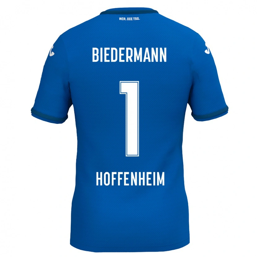 Danxen Heren Nico Biedermann #1 Koningsblauw Thuisshirt Thuistenue 2024/25 T-Shirt