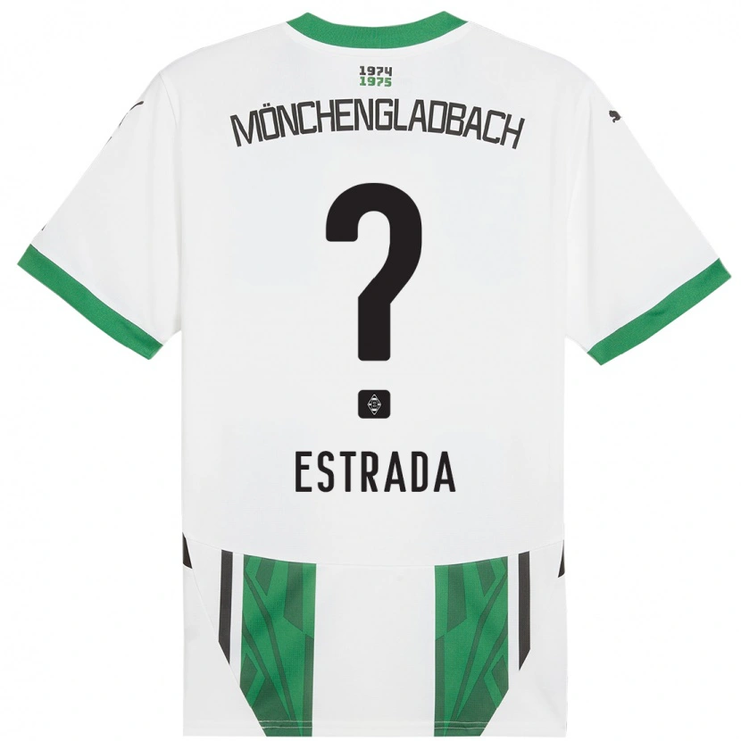 Danxen Heren Joshua Jong Estrada #0 Wit Groen Thuisshirt Thuistenue 2024/25 T-Shirt