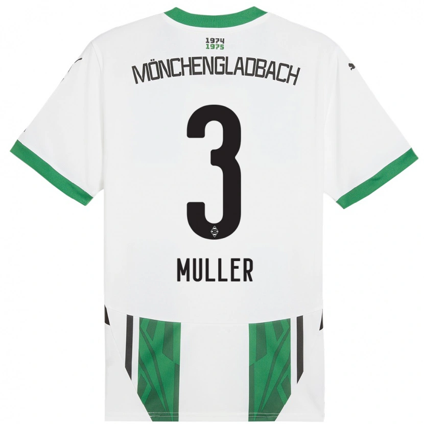 Danxen Heren Barbara Müller #3 Wit Groen Thuisshirt Thuistenue 2024/25 T-Shirt