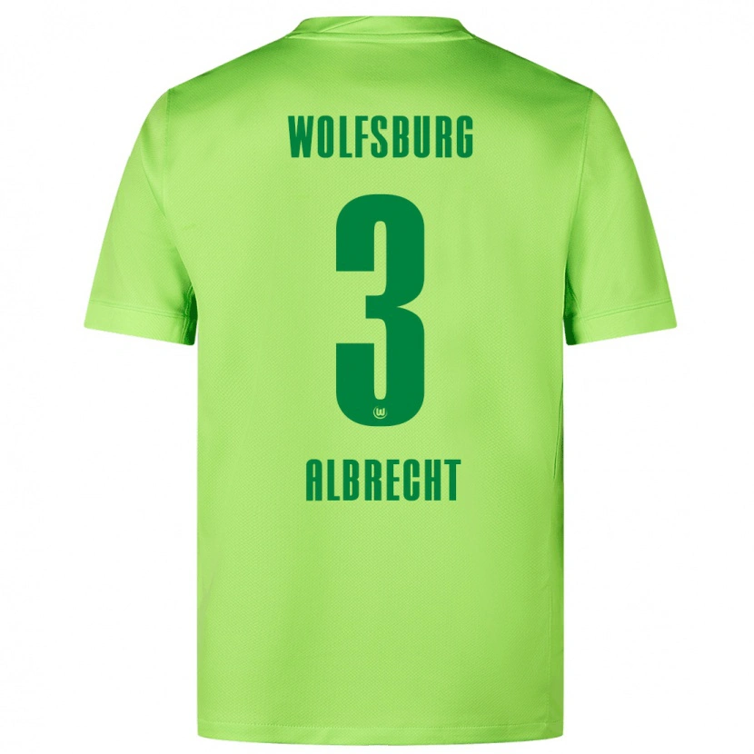 Danxen Heren Ben Albrecht #3 Fluorescerend Groen Thuisshirt Thuistenue 2024/25 T-Shirt