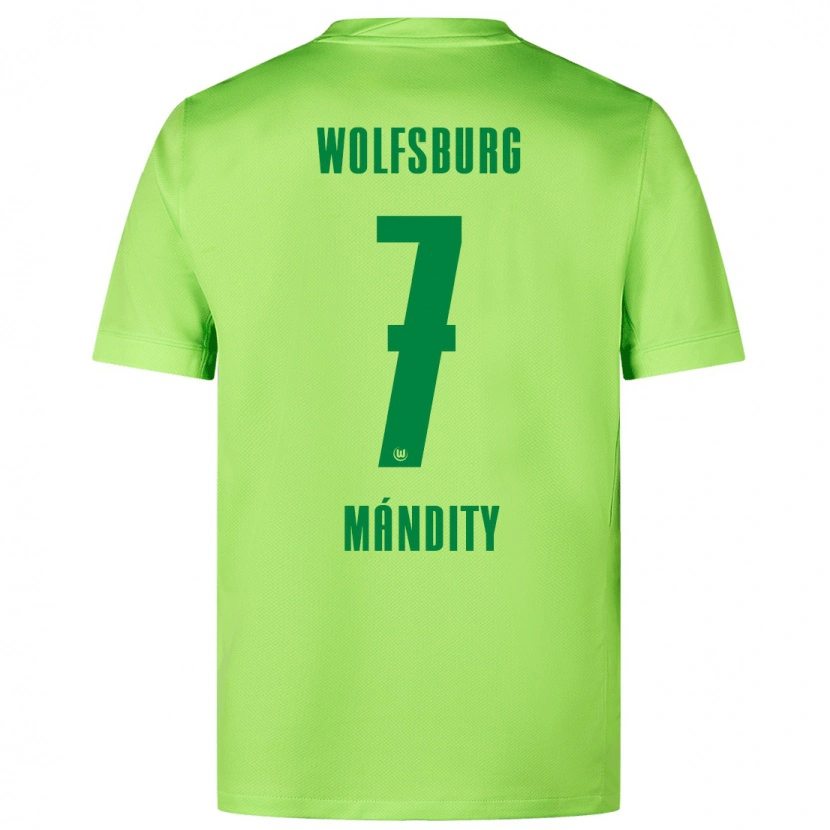 Danxen Heren Márkó Mándity #7 Fluorescerend Groen Thuisshirt Thuistenue 2024/25 T-Shirt