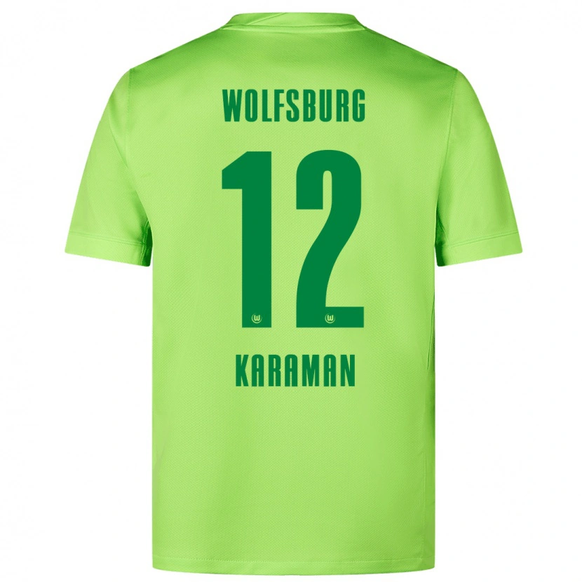 Danxen Heren Tarik Karaman #12 Fluorescerend Groen Thuisshirt Thuistenue 2024/25 T-Shirt