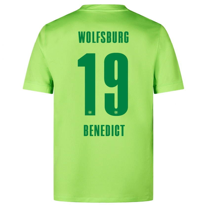 Danxen Heren Trevor Benedict #19 Fluorescerend Groen Thuisshirt Thuistenue 2024/25 T-Shirt