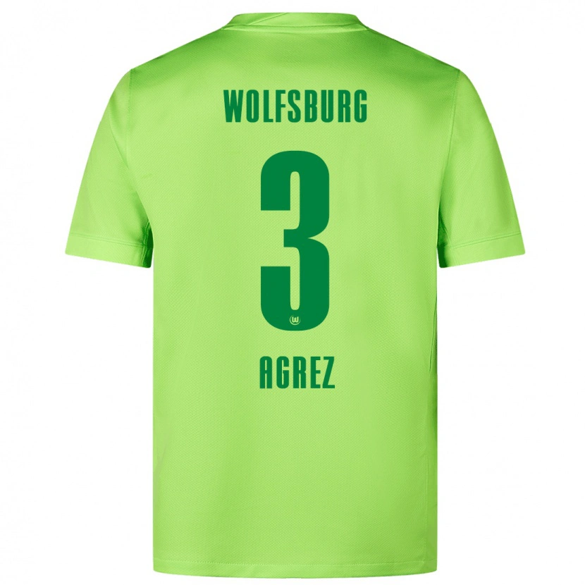 Danxen Heren Sara Agrež #3 Fluorescerend Groen Thuisshirt Thuistenue 2024/25 T-Shirt