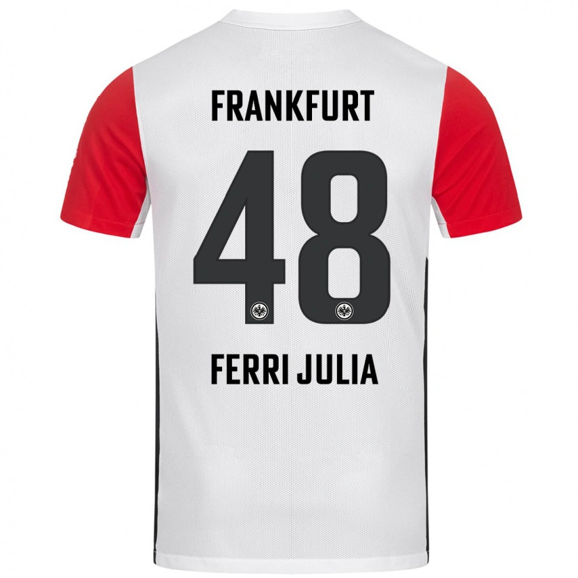 Danxen Heren Nacho Ferri #48 Wit Rood Thuisshirt Thuistenue 2024/25 T-Shirt