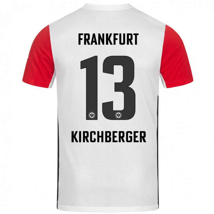 Danxen Heren Virginia Kirchberger #13 Wit Rood Thuisshirt Thuistenue 2024/25 T-Shirt
