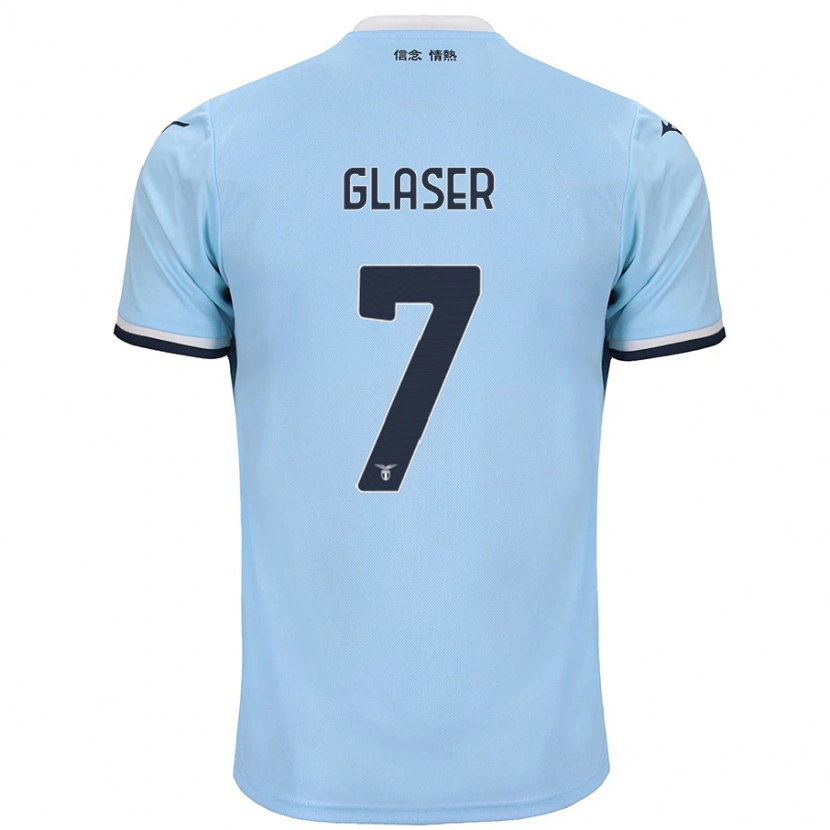 Danxen Heren Julia Glaser #7 Blauw Thuisshirt Thuistenue 2024/25 T-Shirt