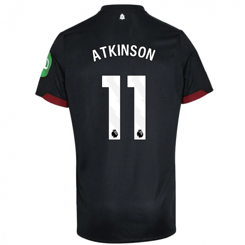Danxen Heren Izzy Atkinson #11 Zwart Wit Uitshirt Uittenue 2024/25 T-Shirt