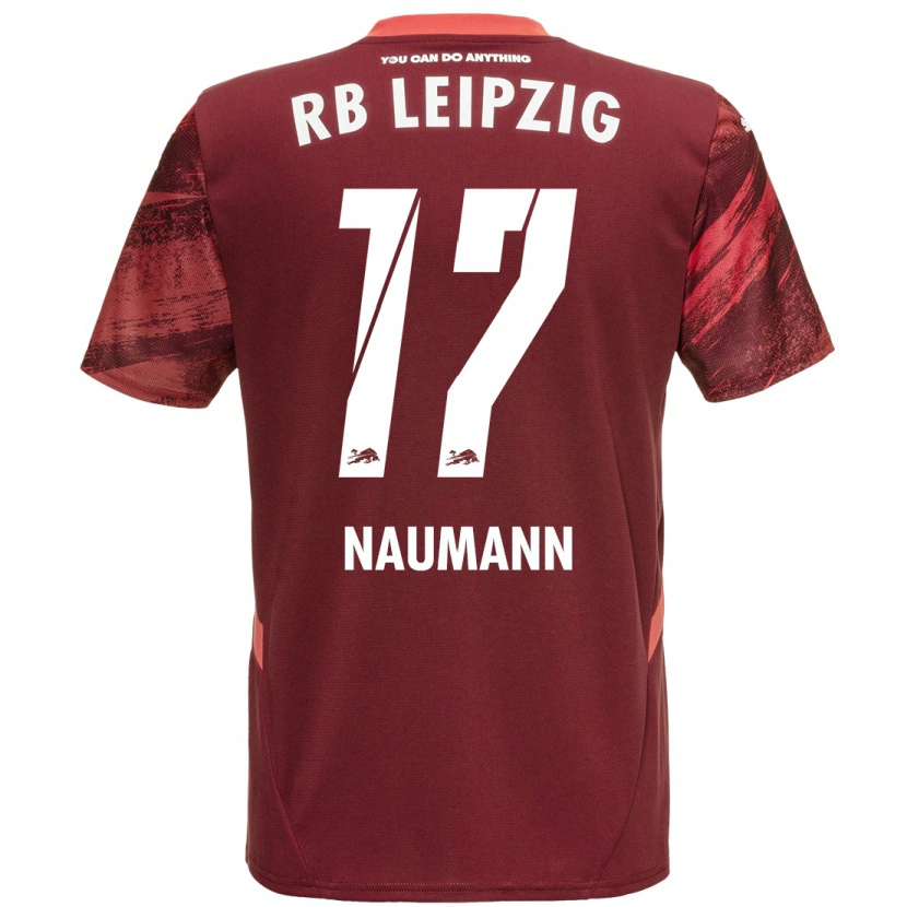 Danxen Heren Carlos Naumann #17 Bordeauxrood Uitshirt Uittenue 2024/25 T-Shirt