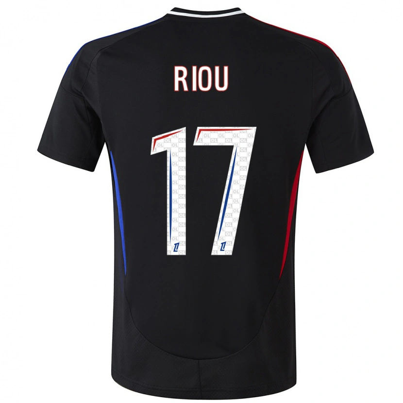 Danxen Heren Rémy Riou #17 Zwart Uitshirt Uittenue 2024/25 T-Shirt