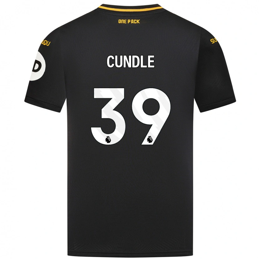 Danxen Heren Luke Cundle #39 Zwart Uitshirt Uittenue 2024/25 T-Shirt