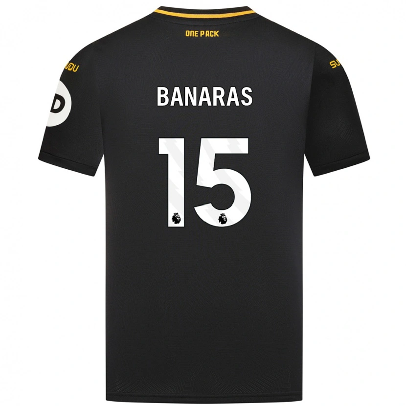 Danxen Heren Layla Banaras #15 Zwart Uitshirt Uittenue 2024/25 T-Shirt
