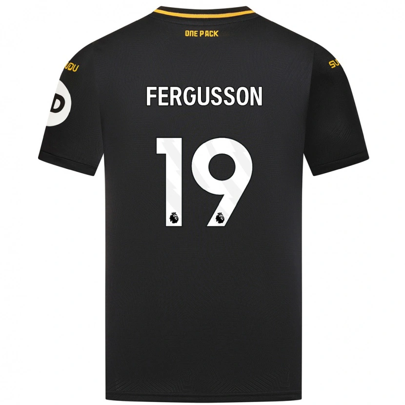 Danxen Heren Liv Fergusson #19 Zwart Uitshirt Uittenue 2024/25 T-Shirt