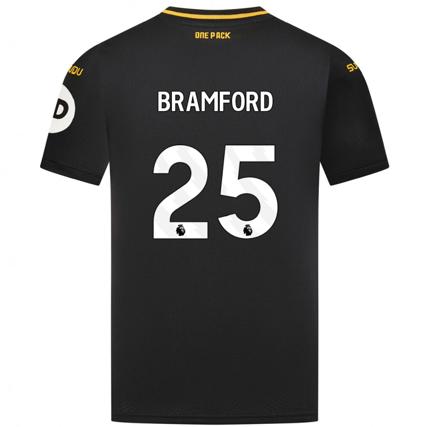 Danxen Heren Sophie Bramford #25 Zwart Uitshirt Uittenue 2024/25 T-Shirt