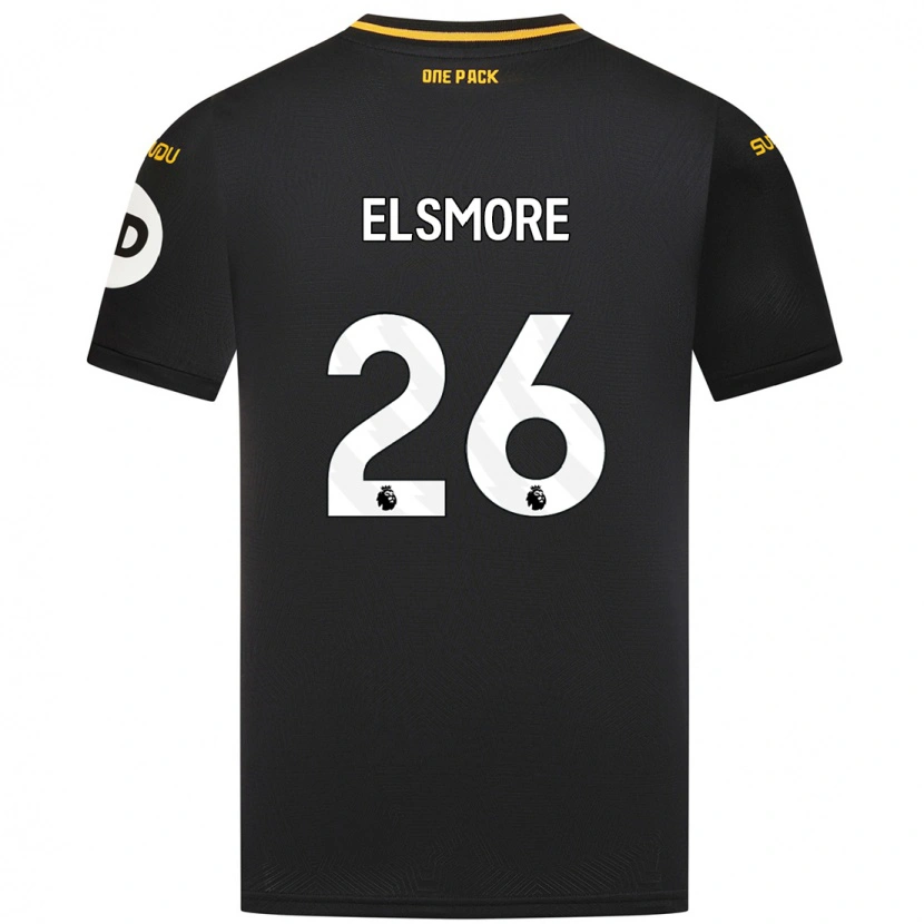 Danxen Heren Ria Elsmore #26 Zwart Uitshirt Uittenue 2024/25 T-Shirt