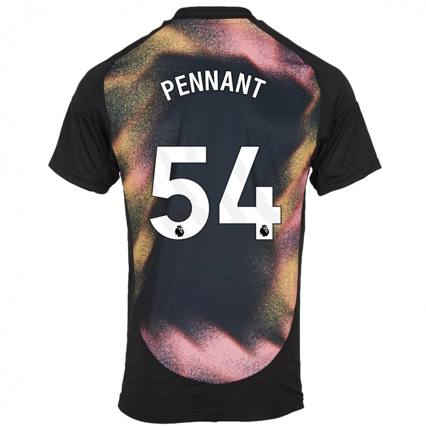 Danxen Heren Kian Pennant #54 Zwart Wit Uitshirt Uittenue 2024/25 T-Shirt