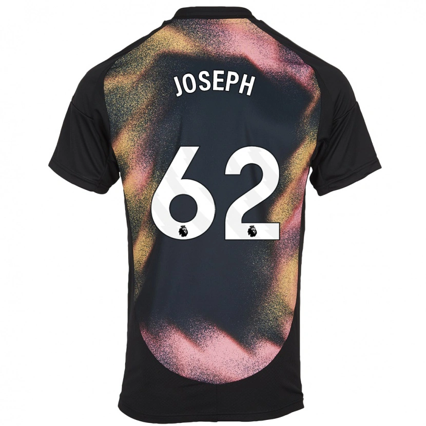 Danxen Heren Jayden Joseph #62 Zwart Wit Uitshirt Uittenue 2024/25 T-Shirt