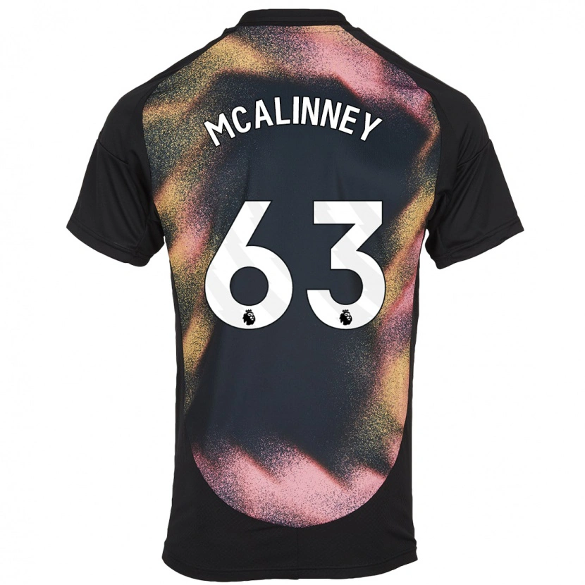 Danxen Heren Liam Mcalinney #63 Zwart Wit Uitshirt Uittenue 2024/25 T-Shirt