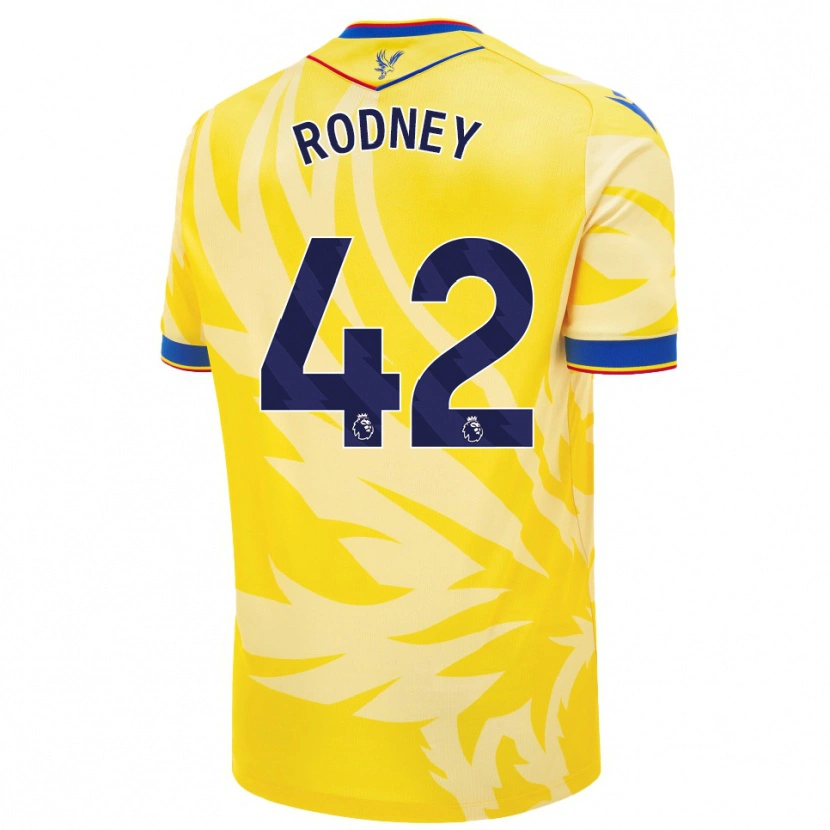 Danxen Heren Kaden Rodney #42 Geel Uitshirt Uittenue 2024/25 T-Shirt