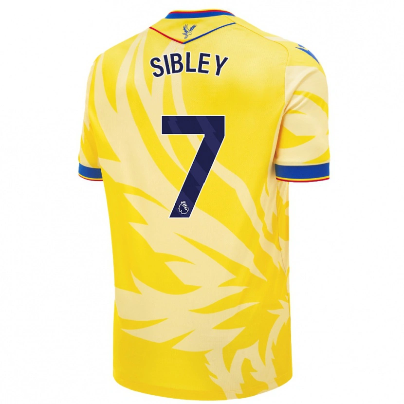 Danxen Heren Isabella Sibley #7 Geel Uitshirt Uittenue 2024/25 T-Shirt