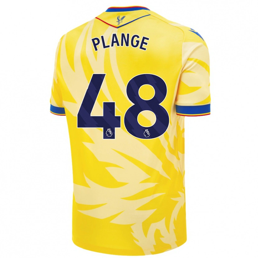 Danxen Heren Luke Plange #48 Geel Uitshirt Uittenue 2024/25 T-Shirt