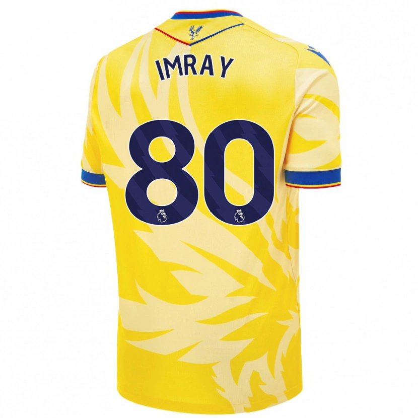 Danxen Heren Danny Imray #80 Geel Uitshirt Uittenue 2024/25 T-Shirt