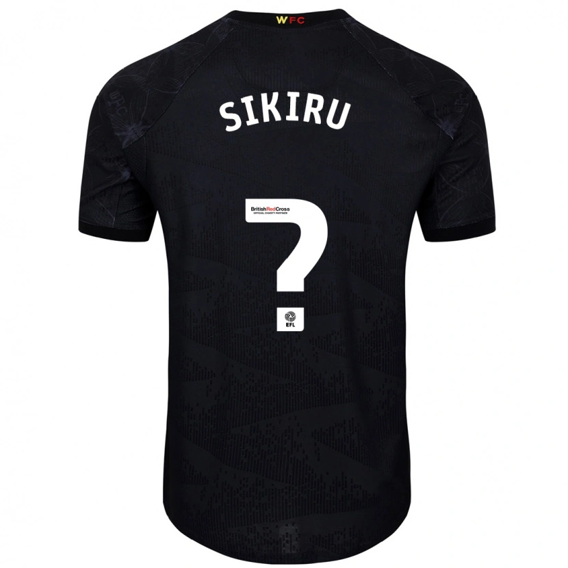 Danxen Heren Prince Sikiru #0 Zwart Wit Uitshirt Uittenue 2024/25 T-Shirt