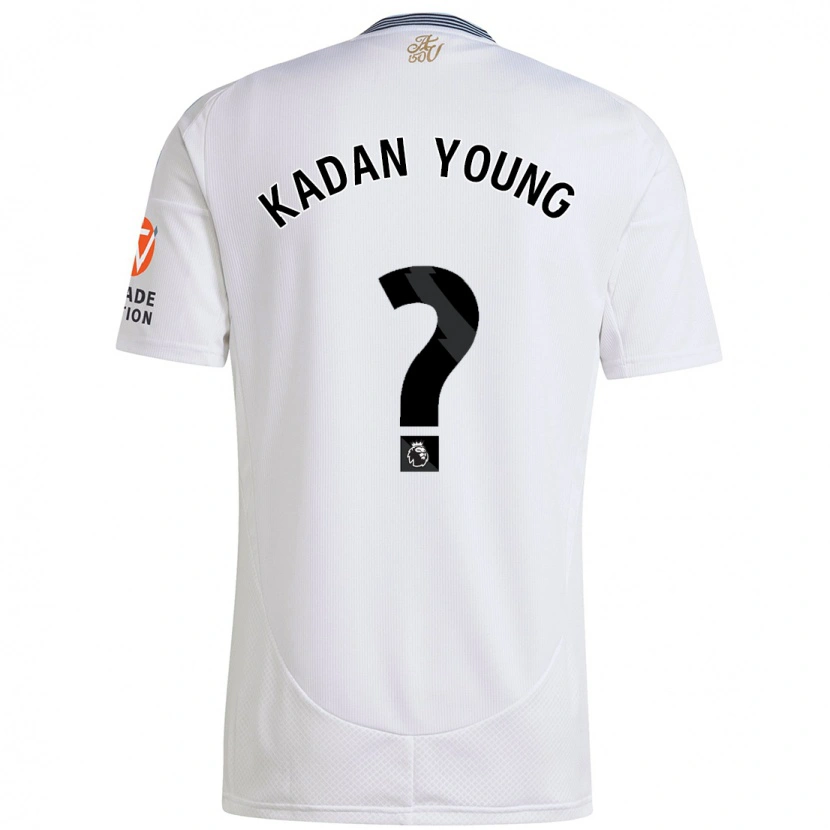 Danxen Heren Kadan Young #0 Wit Uitshirt Uittenue 2024/25 T-Shirt
