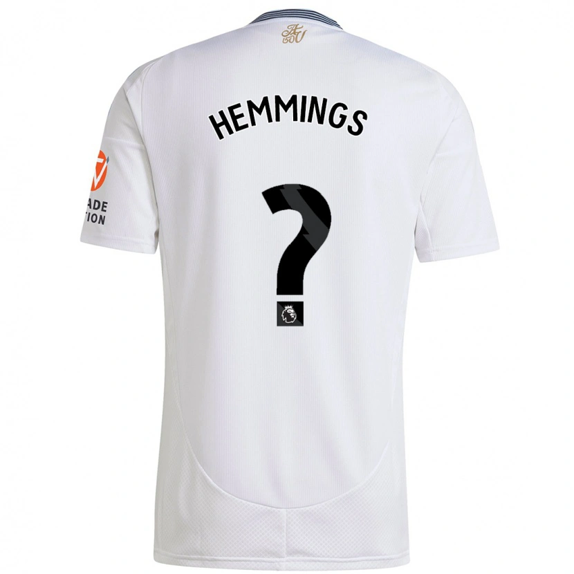 Danxen Heren George Hemmings #0 Wit Uitshirt Uittenue 2024/25 T-Shirt