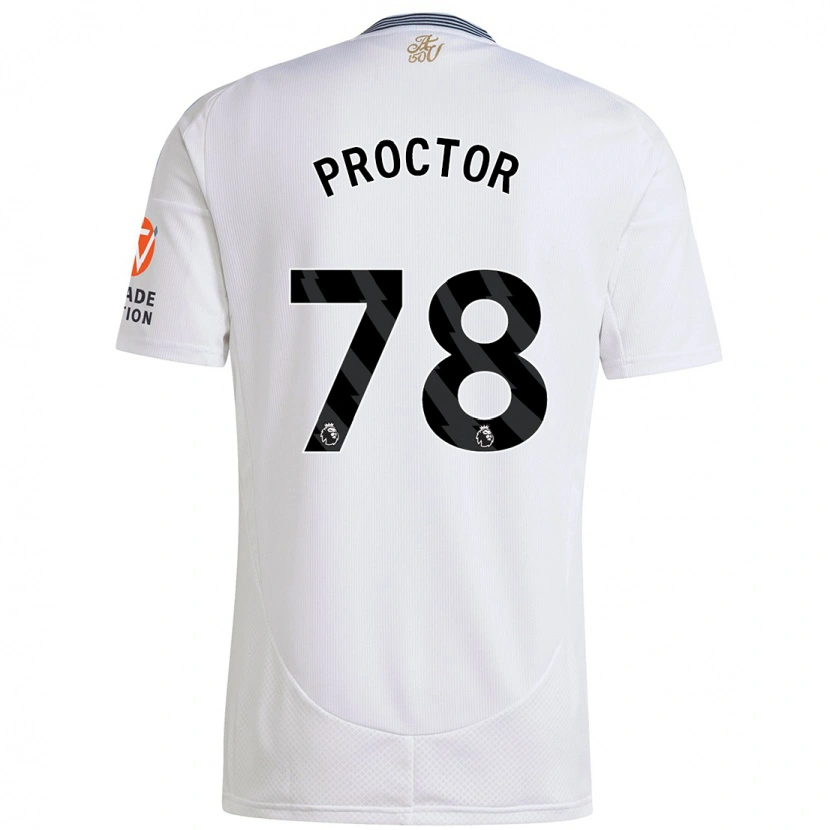 Danxen Heren Sam Proctor #78 Wit Uitshirt Uittenue 2024/25 T-Shirt