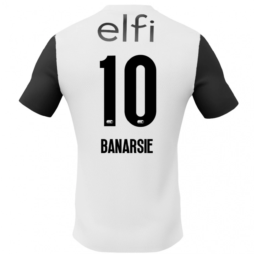 Danxen Heren Amy Banarsie #10 Wit Zwart Uitshirt Uittenue 2024/25 T-Shirt