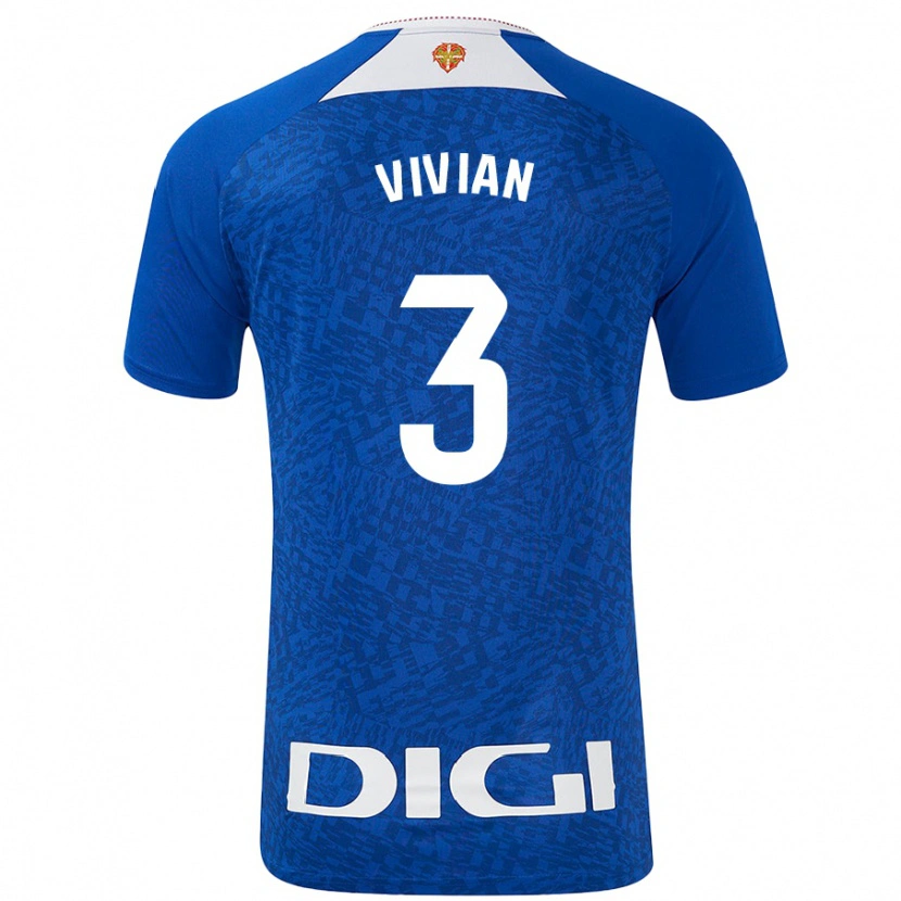 Danxen Heren Dani Vivian #3 Koningsblauw Uitshirt Uittenue 2024/25 T-Shirt