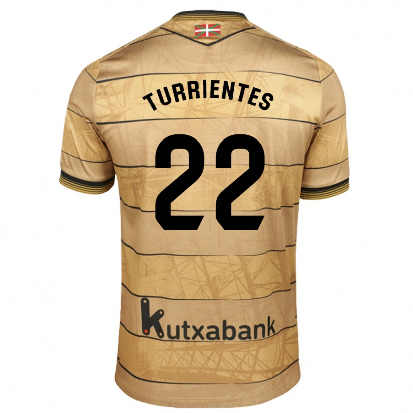 Danxen Heren Beñat Turrientes #22 Bruin Uitshirt Uittenue 2024/25 T-Shirt