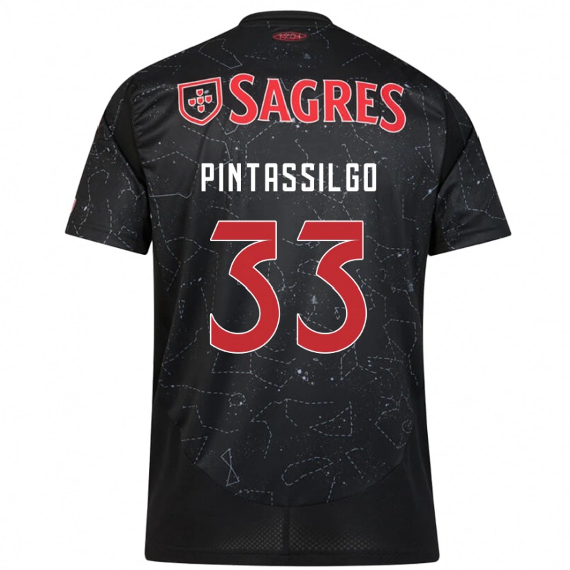 Danxen Heren Lara Pintassilgo #33 Zwart Rood Uitshirt Uittenue 2024/25 T-Shirt