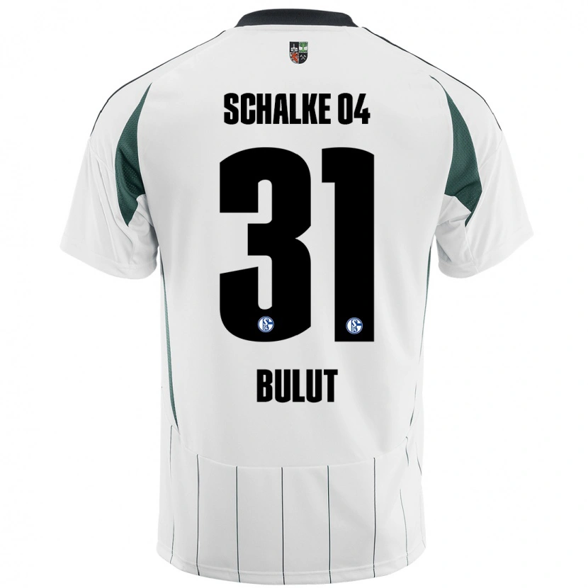 Danxen Heren Taylan Bulut #31 Wit Groen Uitshirt Uittenue 2024/25 T-Shirt
