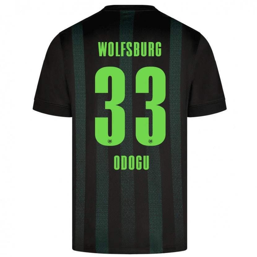 Danxen Heren David Odogu #33 Donkergroen Uitshirt Uittenue 2024/25 T-Shirt