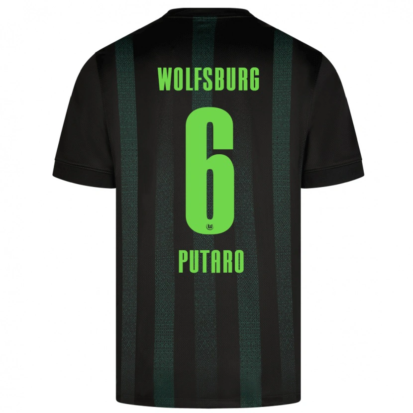 Danxen Heren Luca Putaro #6 Donkergroen Uitshirt Uittenue 2024/25 T-Shirt