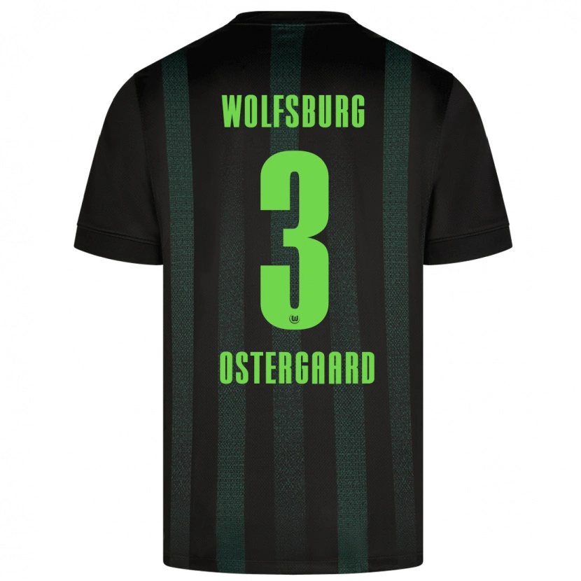 Danxen Heren Christian Östergaard #3 Donkergroen Uitshirt Uittenue 2024/25 T-Shirt