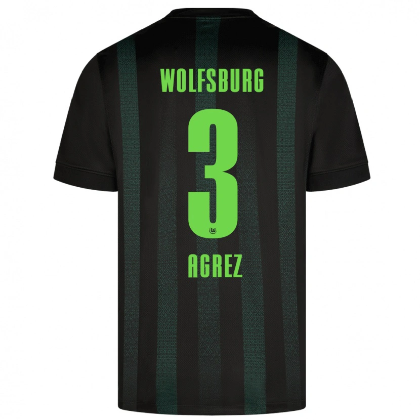 Danxen Heren Sara Agrež #3 Donkergroen Uitshirt Uittenue 2024/25 T-Shirt