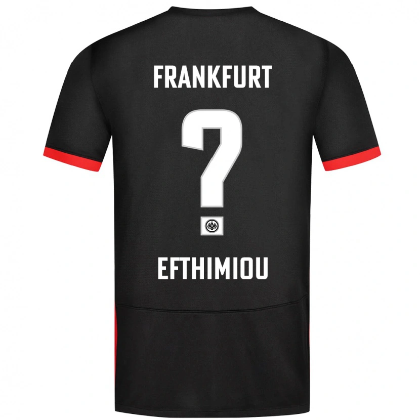 Danxen Heren Sissis Efthimiou #0 Zwart Uitshirt Uittenue 2024/25 T-Shirt