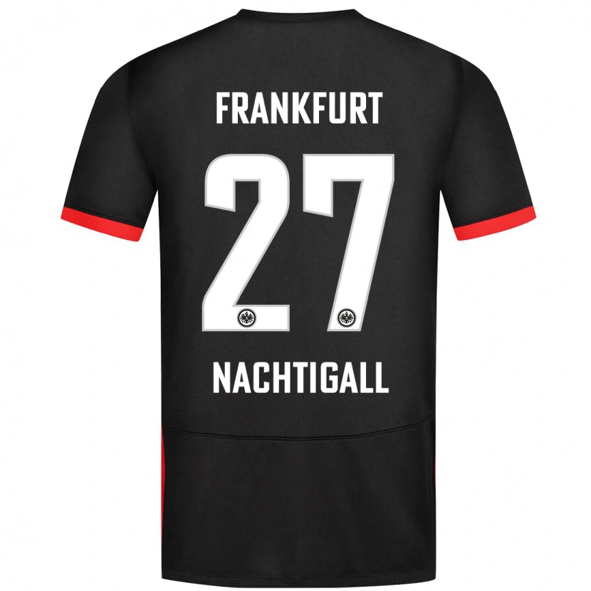 Danxen Heren Sophie Nachtigall #27 Zwart Uitshirt Uittenue 2024/25 T-Shirt