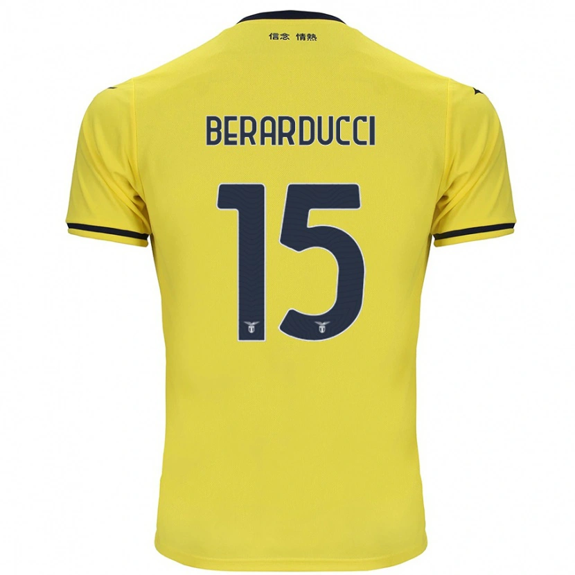 Danxen Heren Martina Berarducci #15 Geel Uitshirt Uittenue 2024/25 T-Shirt